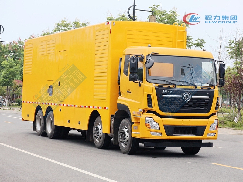 【600-1000kW】東風天龍前四后八電源車